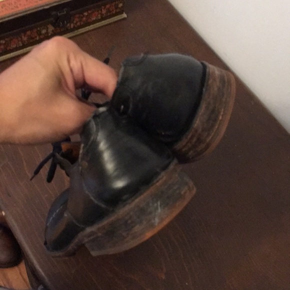 Bed Stu Blue Black Leather Oxfords - Picture 7 of 8